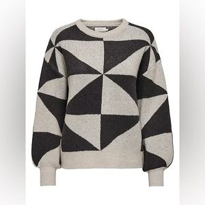 Only Jacquard Geometric Sweater